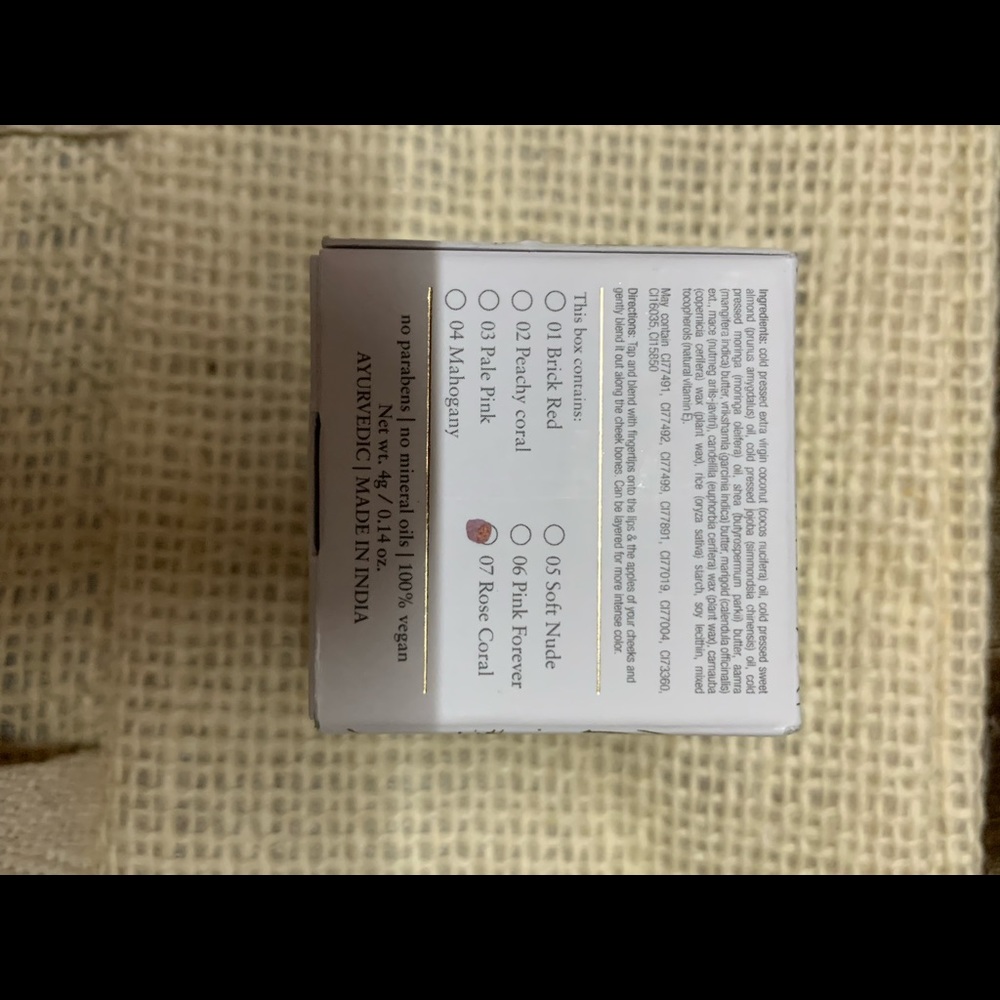 Just herbs lip and cheek tint - Rose Coral *fixed price* - Picture 11 of 11